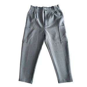 Zara Stretchy Waist Cargo  Dress Pants‎ Sz 8